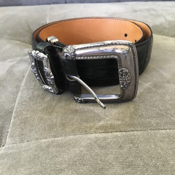 Vintage Brighton Belt Black Size Small - Picture 5 of 10